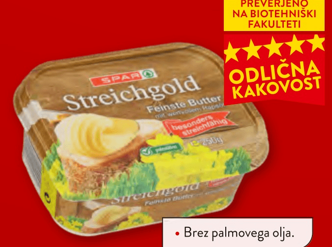 Masleni namaz Streichgold 250 g SPAR - Akcija v trgovini Spar
