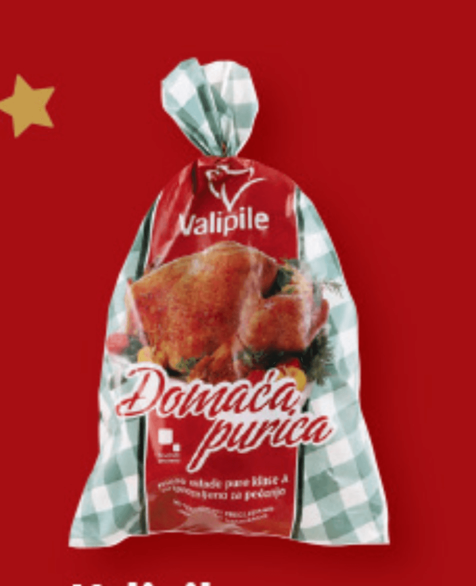 Valipile Sveža purica pribl. 3,5 kg