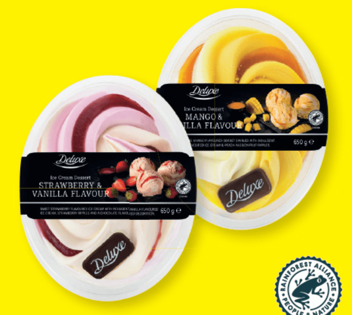 Deluxe Premium sladoled 900 ml - Akcija v trgovini Lidl