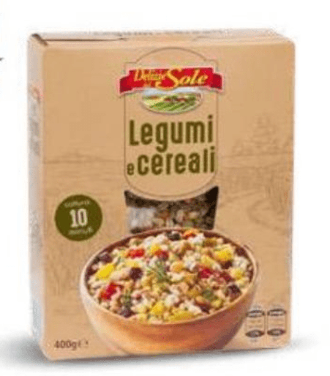 Delizie del Sole Predkuhane stročnice in žita 400 g