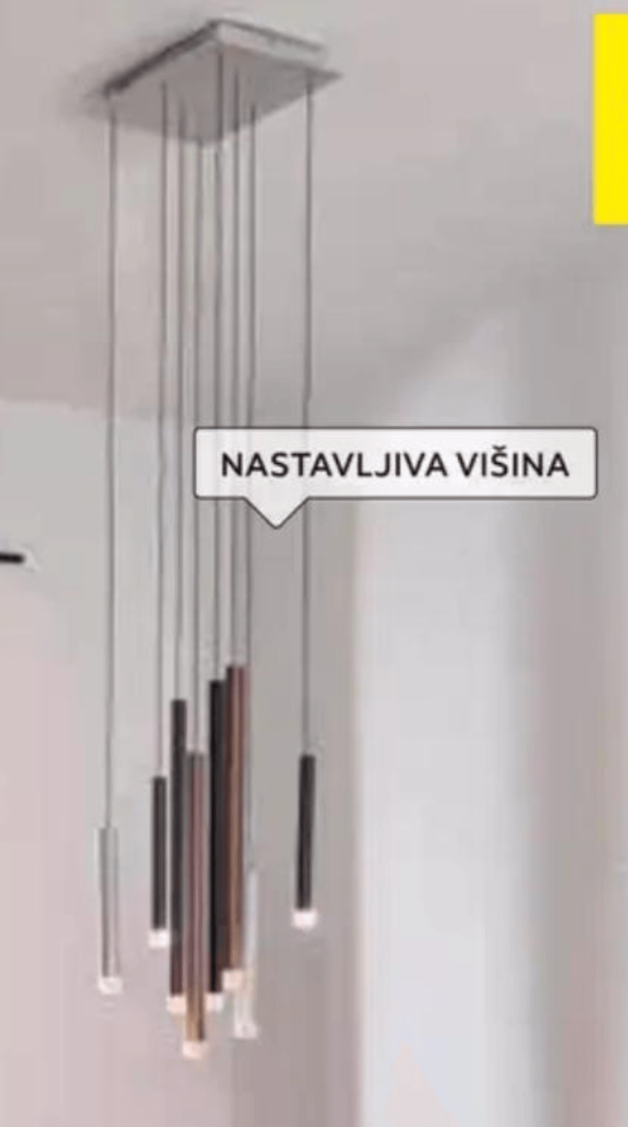 Viseča LED-svetilka „Cembalo“