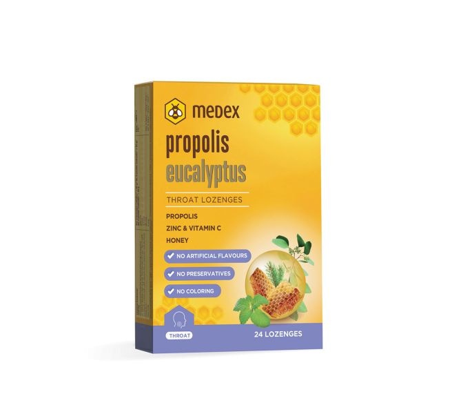 Medex Propolis eucaliptus 24 x 2.5 g