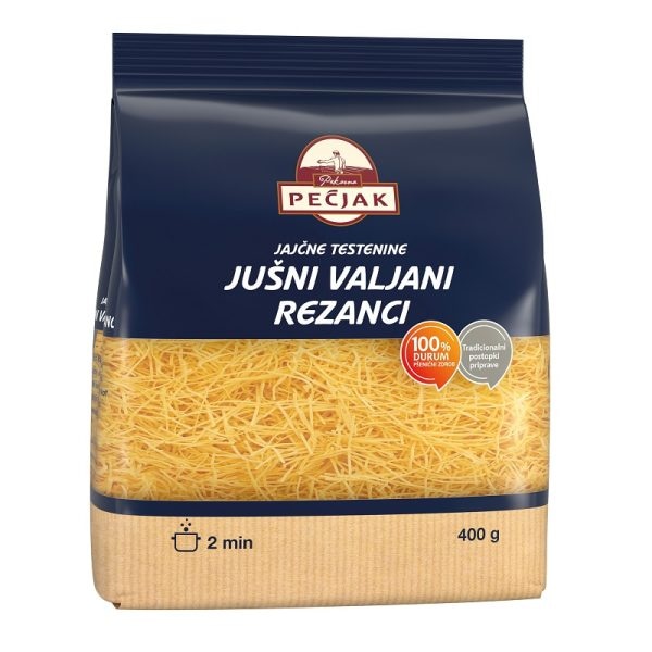 Jušni valjani rezanci Pekrana Pečjak 400 g Pekrana Pečjak