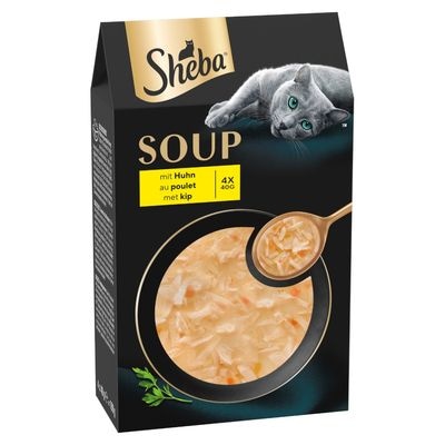 Sheba Soup mokra hrana 4x40g