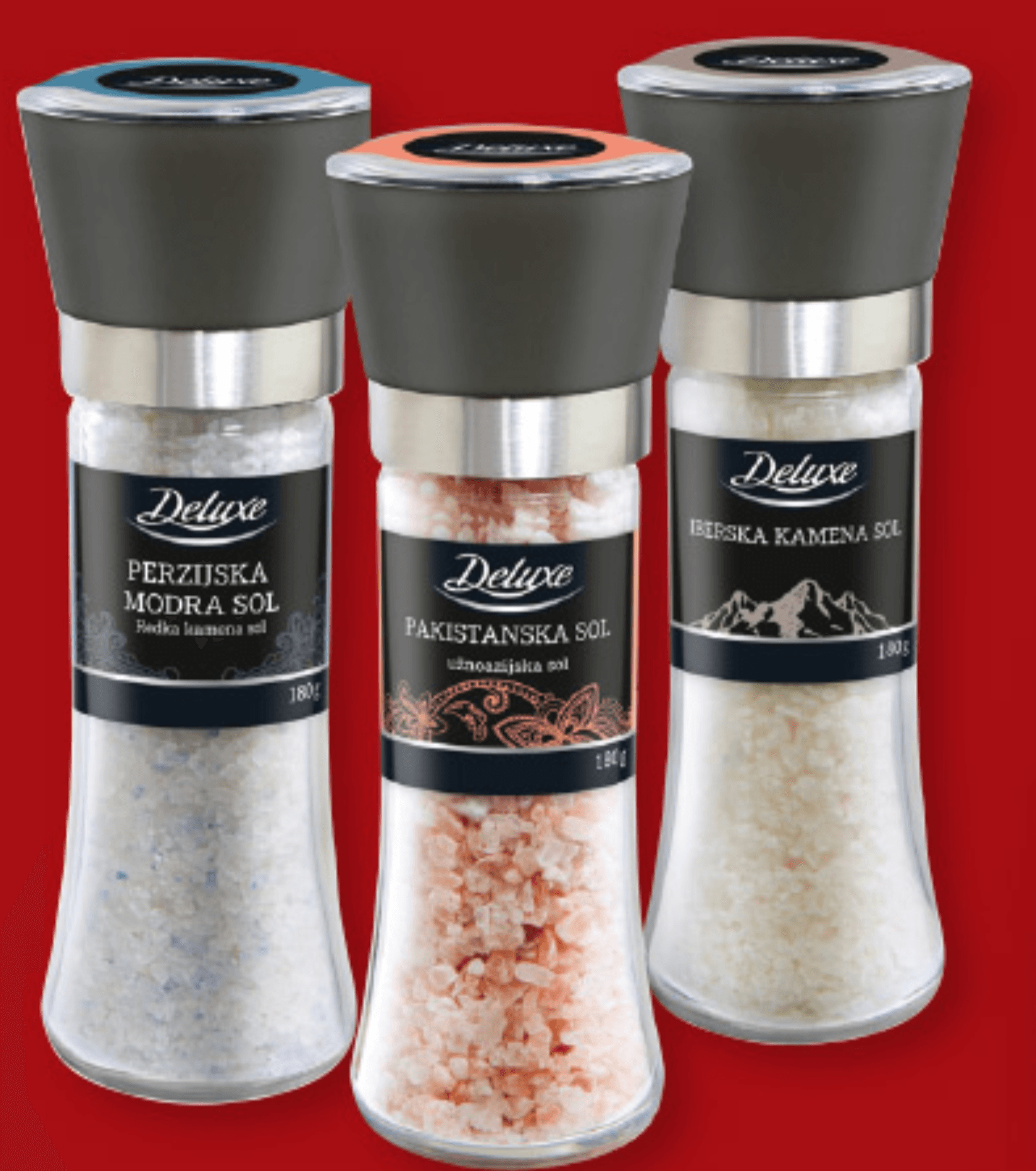 Deluxe Mlinček s soljo 70 g / 180 g Deluxe