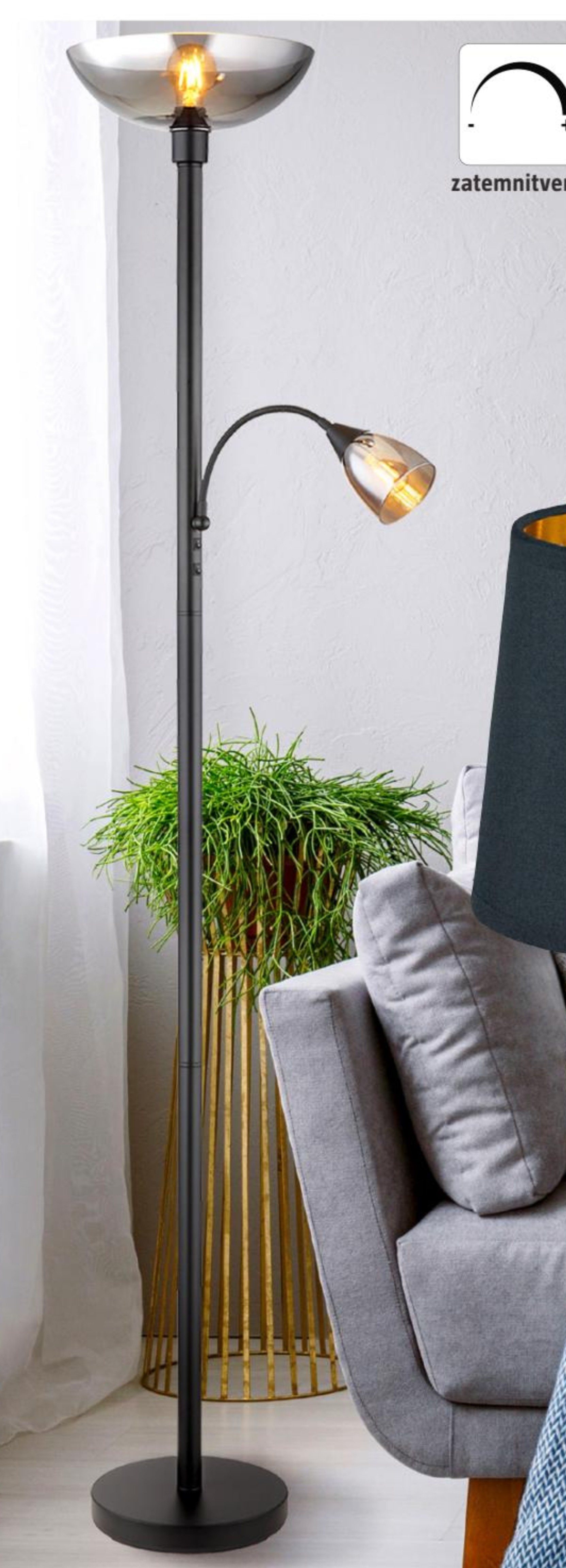 Stoječa svetilka 'Blade' - Akcija v trgovini Bauhaus