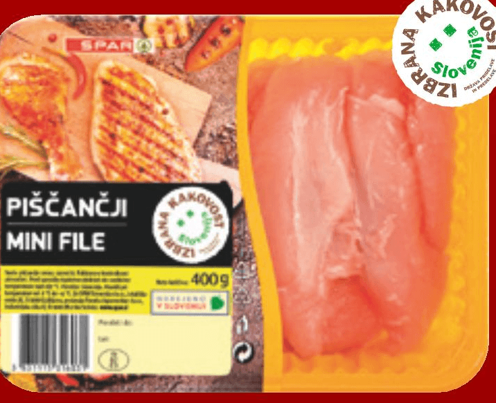SPAR Piščančji mini file IK 400 g - Akcija v trgovini Spar