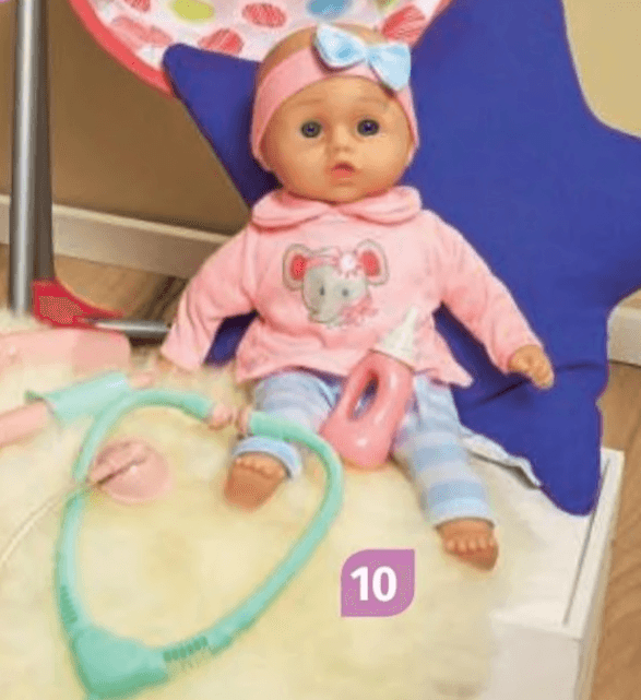 Dojenček je pri zdravniku