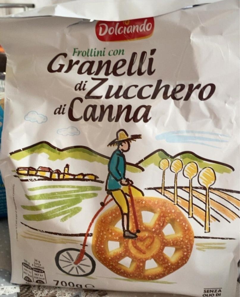Keksi Frollini Dolciando Granelli di Zucchero di Canna 1 kg