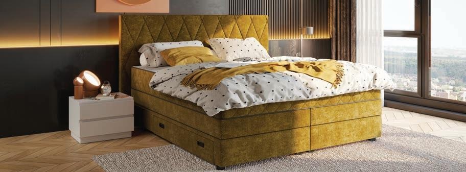 RIMINI boxspring postelja