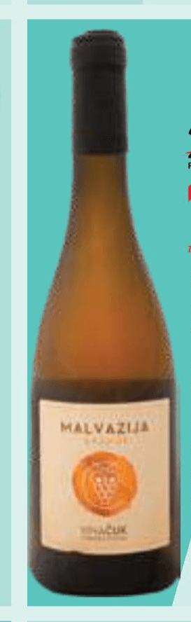 Kakovostno vino ZGP Malvazija "Čuk" 0,75l