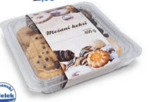 Mešani keksi 400 g - Akcija v trgovini Eurospin