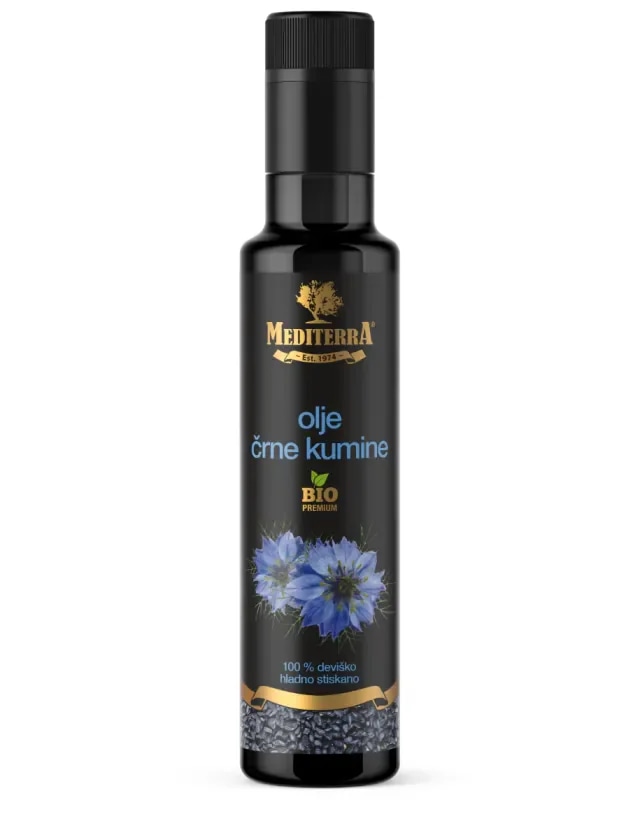 Bio olje črne kumine Mediterra 250 ml MEDITERRA