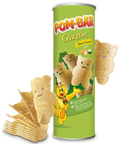 Krompirjev prigrizek Crizzlies Pom-Bär 150 g