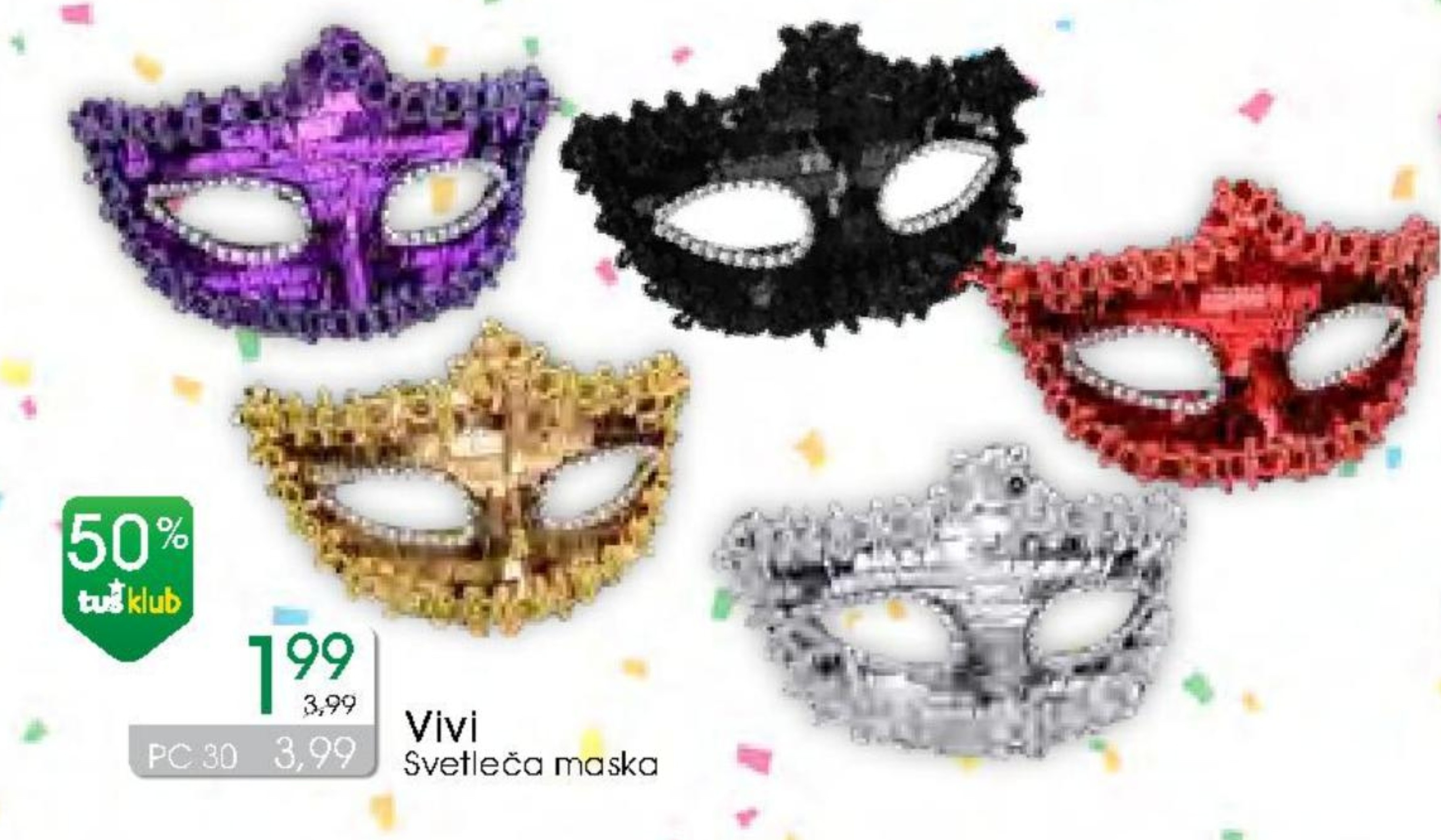 Vivi Svetleča maska