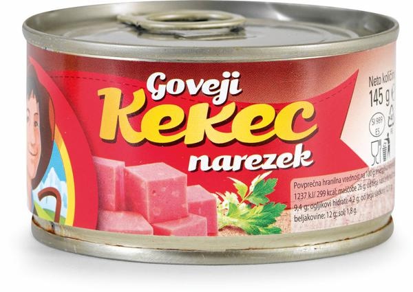 Goveji narezek Kekec 145 g