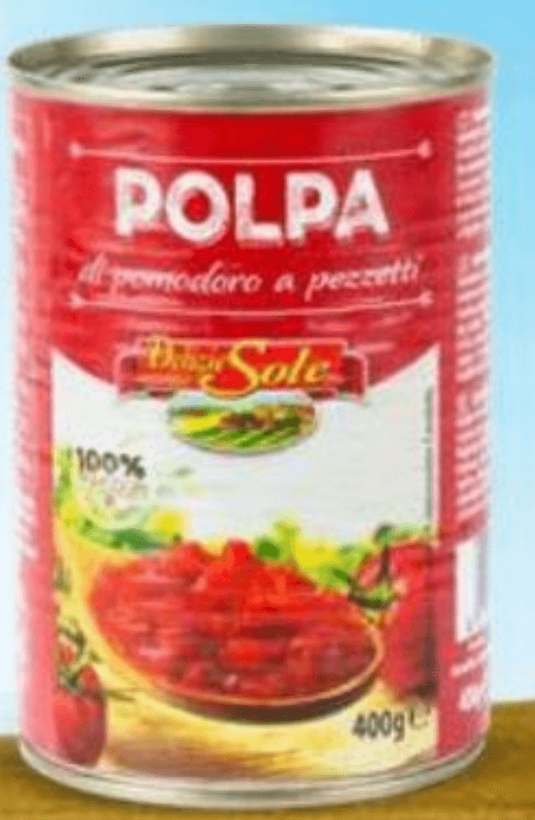 Paradižnik v koščkih Polpa Delizie Sole 400 g