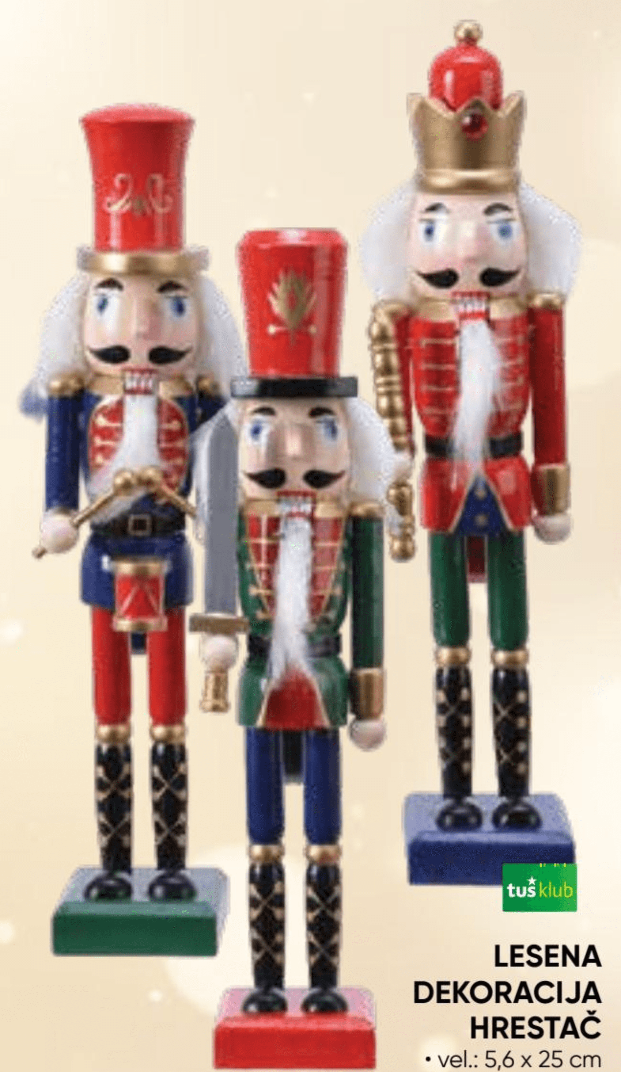 Lesena dekoracija Hrestač