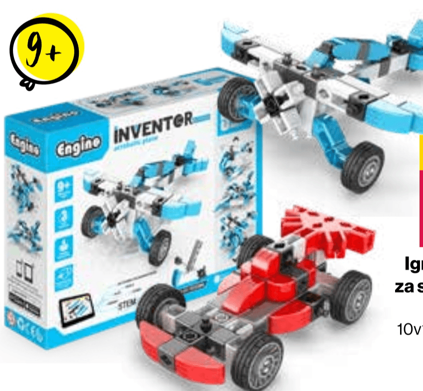 Igralne kocke za sestavljanje Engino - Akcija v trgovini Mercator