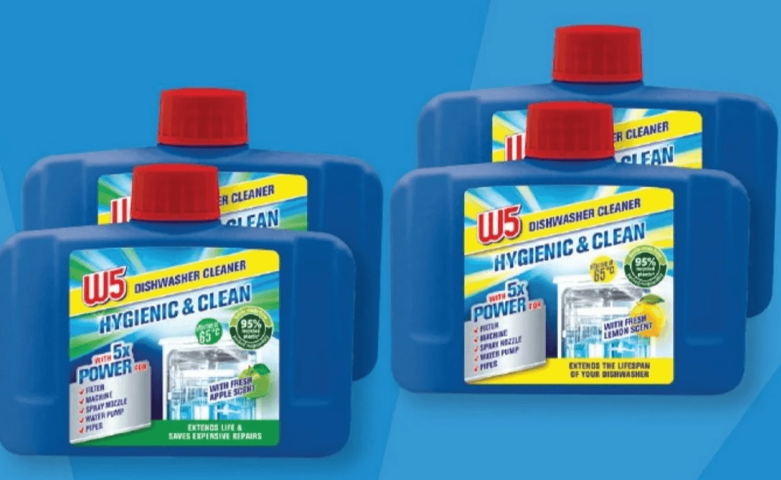 W5 Dishwasher Cleaner Hygienic & Clean 500 ml - Akcija v trgovini Lidl