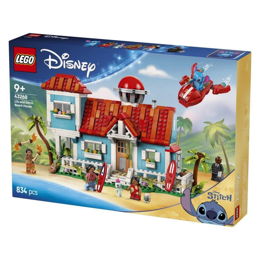 LEGO Disney Hišica na plaži Lili in Žverca 810 kock