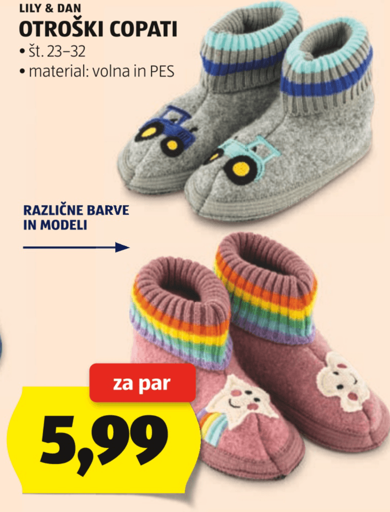 Lily & Dan Otroški copati
