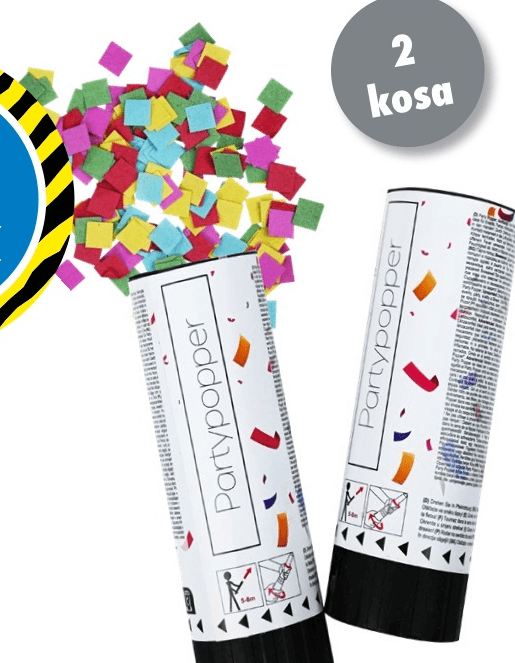 Konfeti 2 kosa