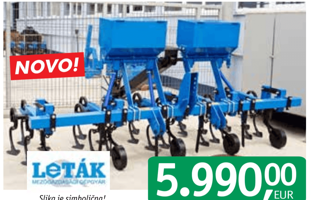 Kultivator z gnojilnim sistemom L-SK-M-4S