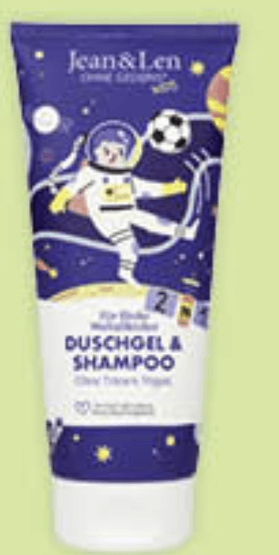 Jean & Len otroški gel za prhanje in šampon 200 ml