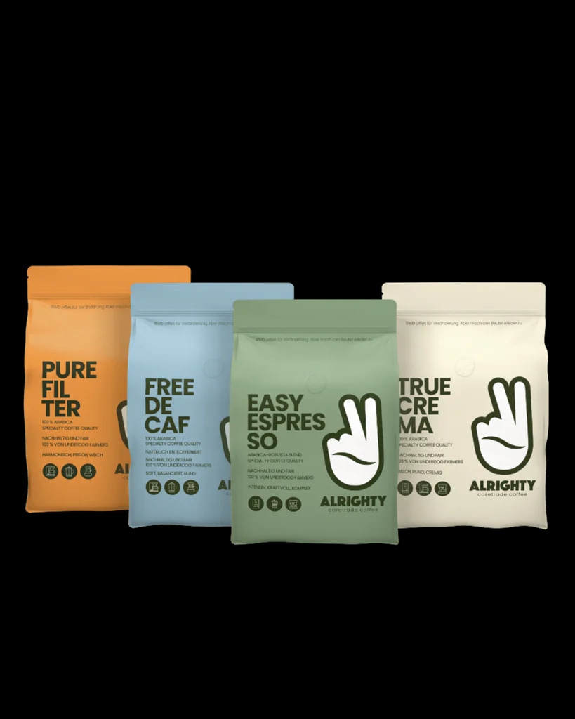 ALRIGHTY kava v zrnu 250 g