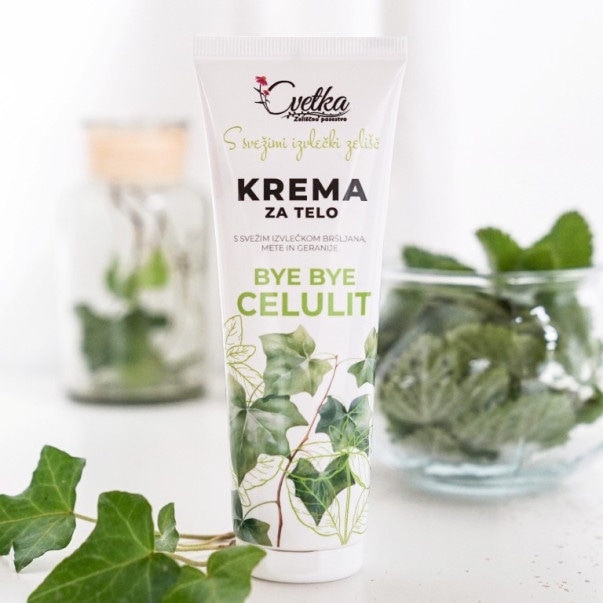 Cvetka Bye-bye celulit Bio zeliščna krema 125 ml - Akcija v trgovini Tuš