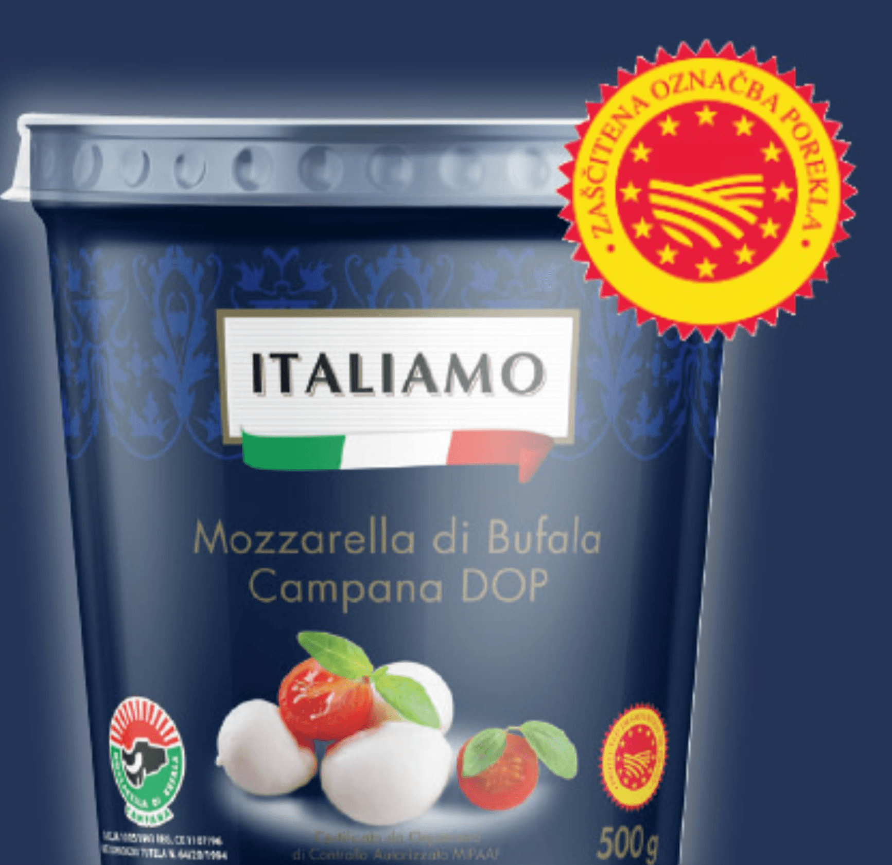 Italiamo Italijanska bivolja mozzarella 500 g