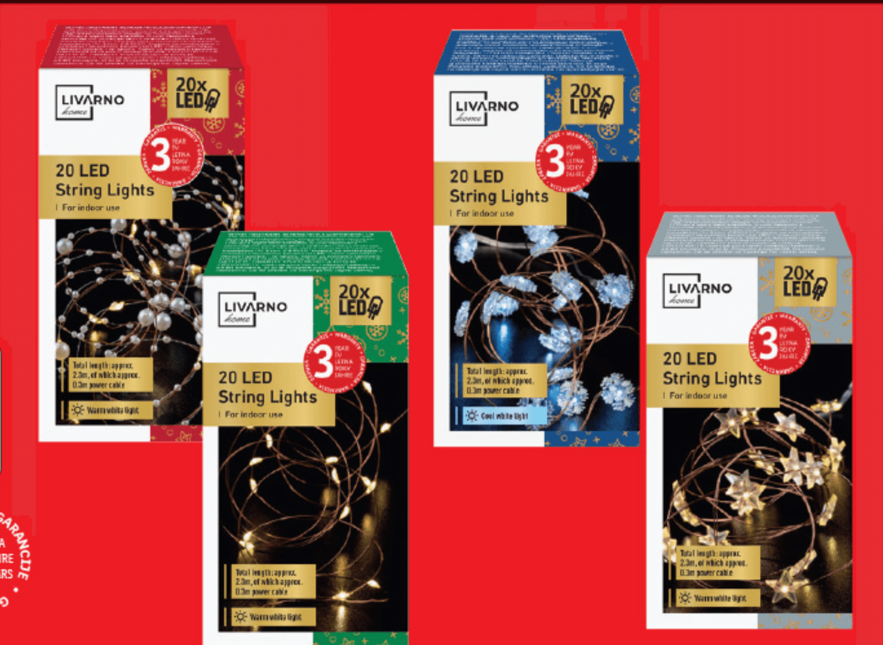 LIVARNO home LED-svetlobna veriga LIVARNO home