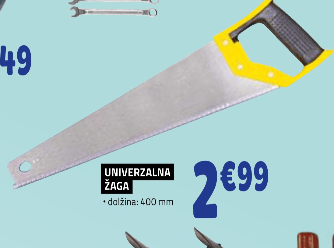 Univerzalna Žaga - Akcija v trgovini E.Leclerc