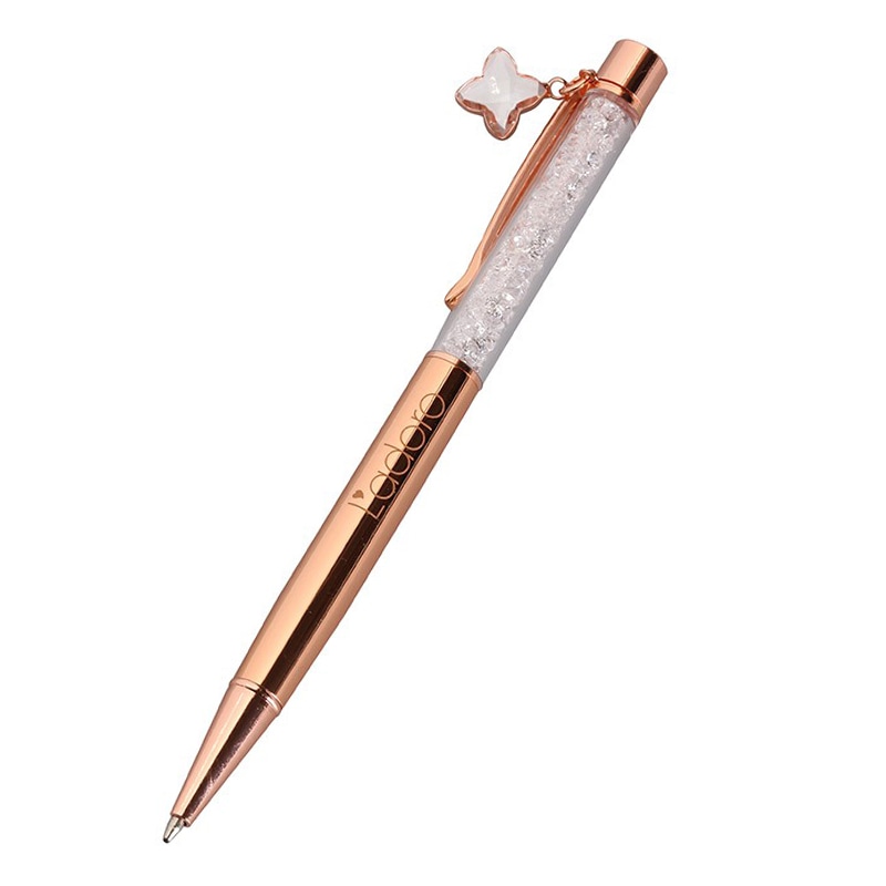 Kemični svinčnik s kristali in ljubkimi obeski