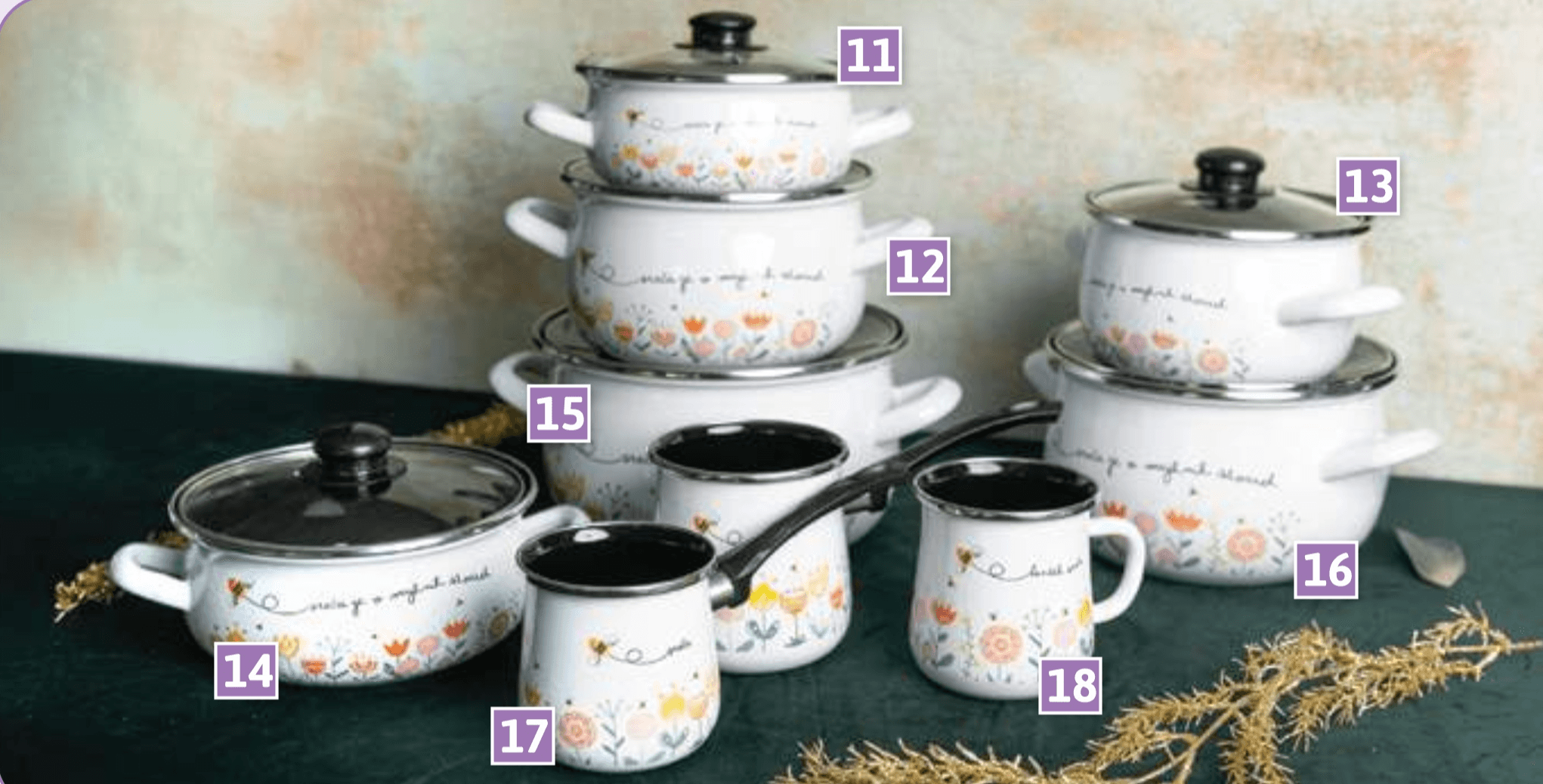 Nizka kozica s pokrovko 1,9 l