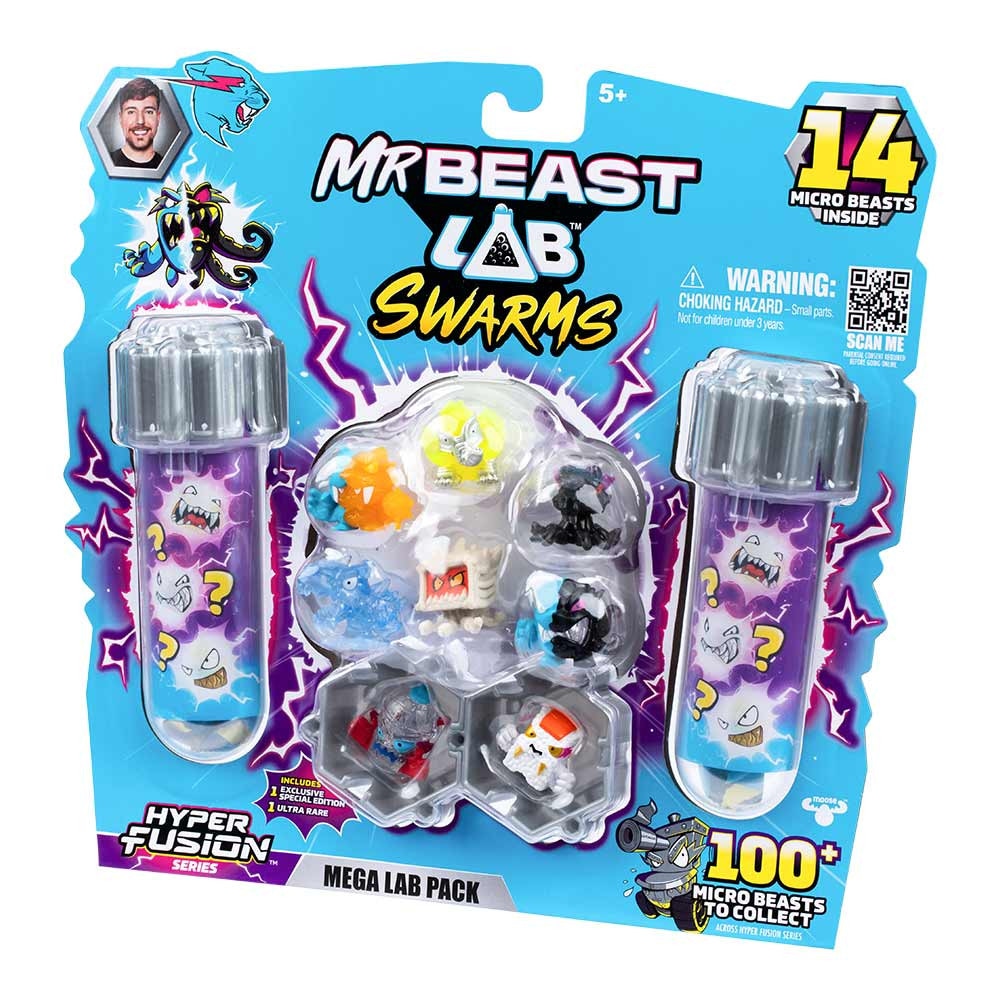 Mr. Beast Lab Swarms Mega set 14 figur