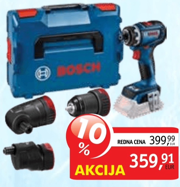 Aku vrtalni vijačnik GSR 18V-90 FC-Li solo