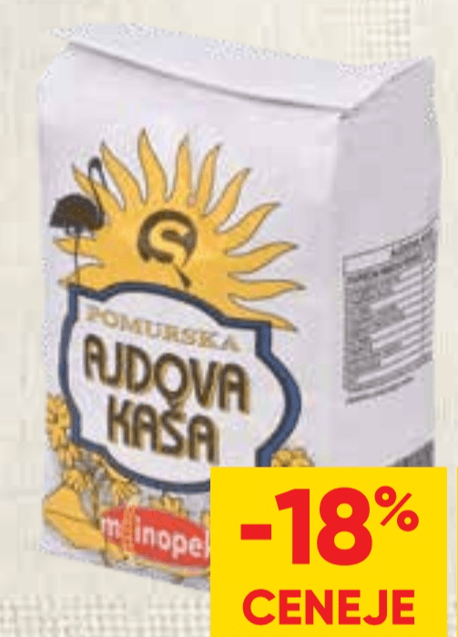 Mlinopek Pomurska ajdova kaša 1 kg