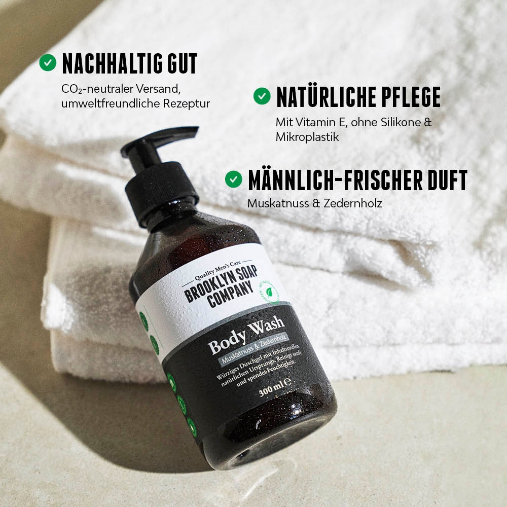 BROOKLYN SOAP 2v1 gel za prhanje 300 ml