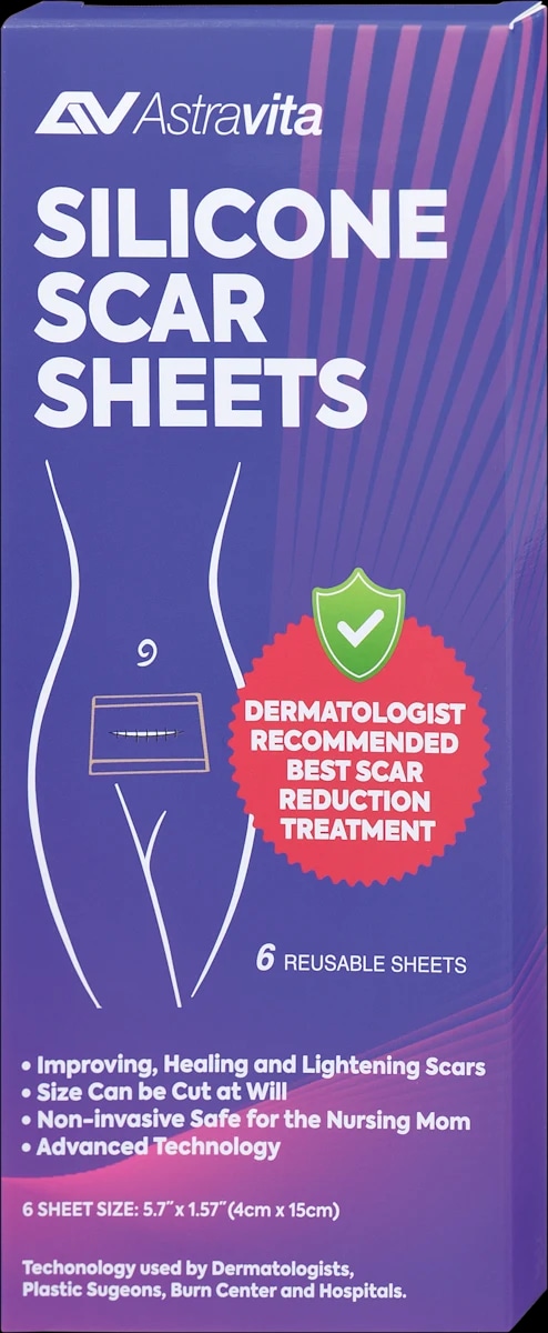 Astravita silikonski obliži za brazgotine 6 kosov - Akcija v trgovini Dm