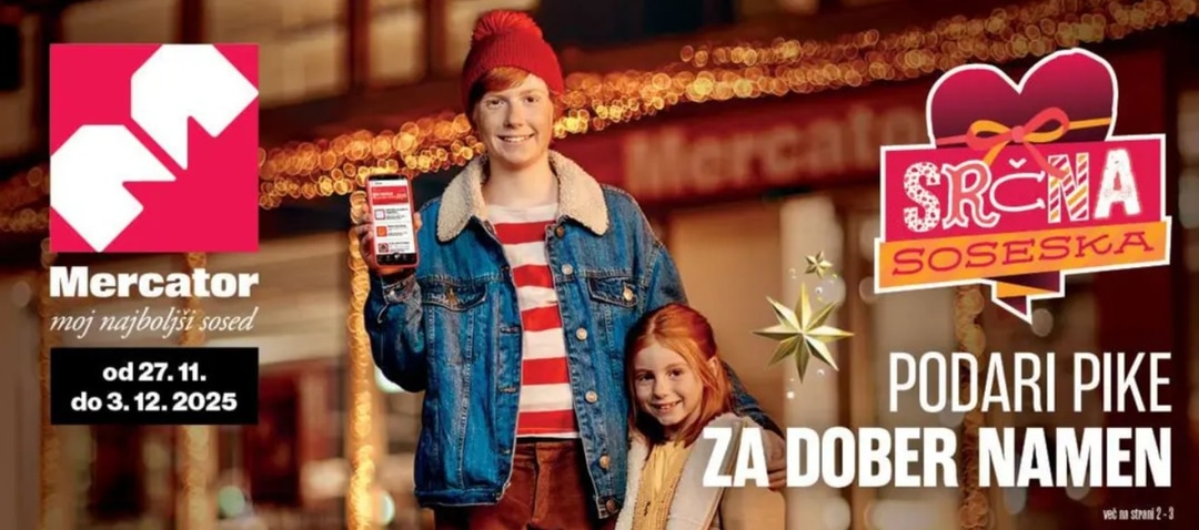 Mercator katalog Akcijska ponudba od 27.11. do 03.12.2025