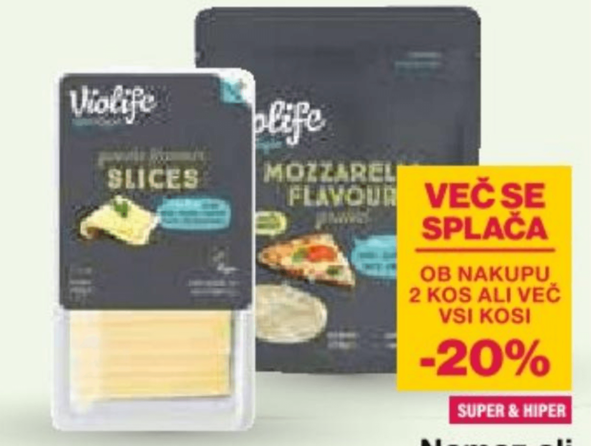 Namaz ali rastlinski pripravek Violife