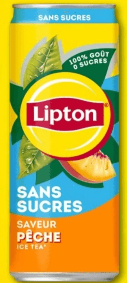 Lipton ledeni čaj brez sladkorja breskev 330 ml