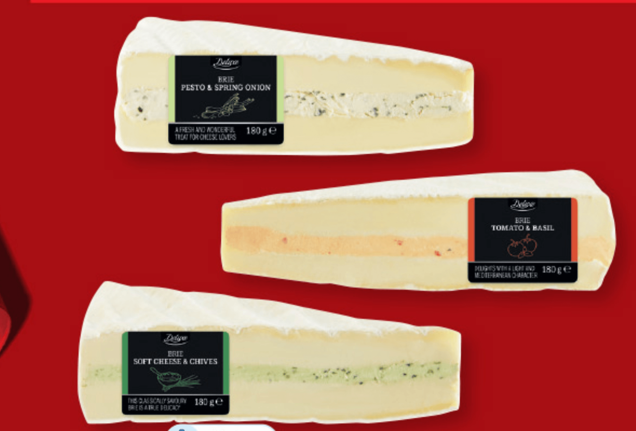 Deluxe Polnjen sir „Brie“ 180 g