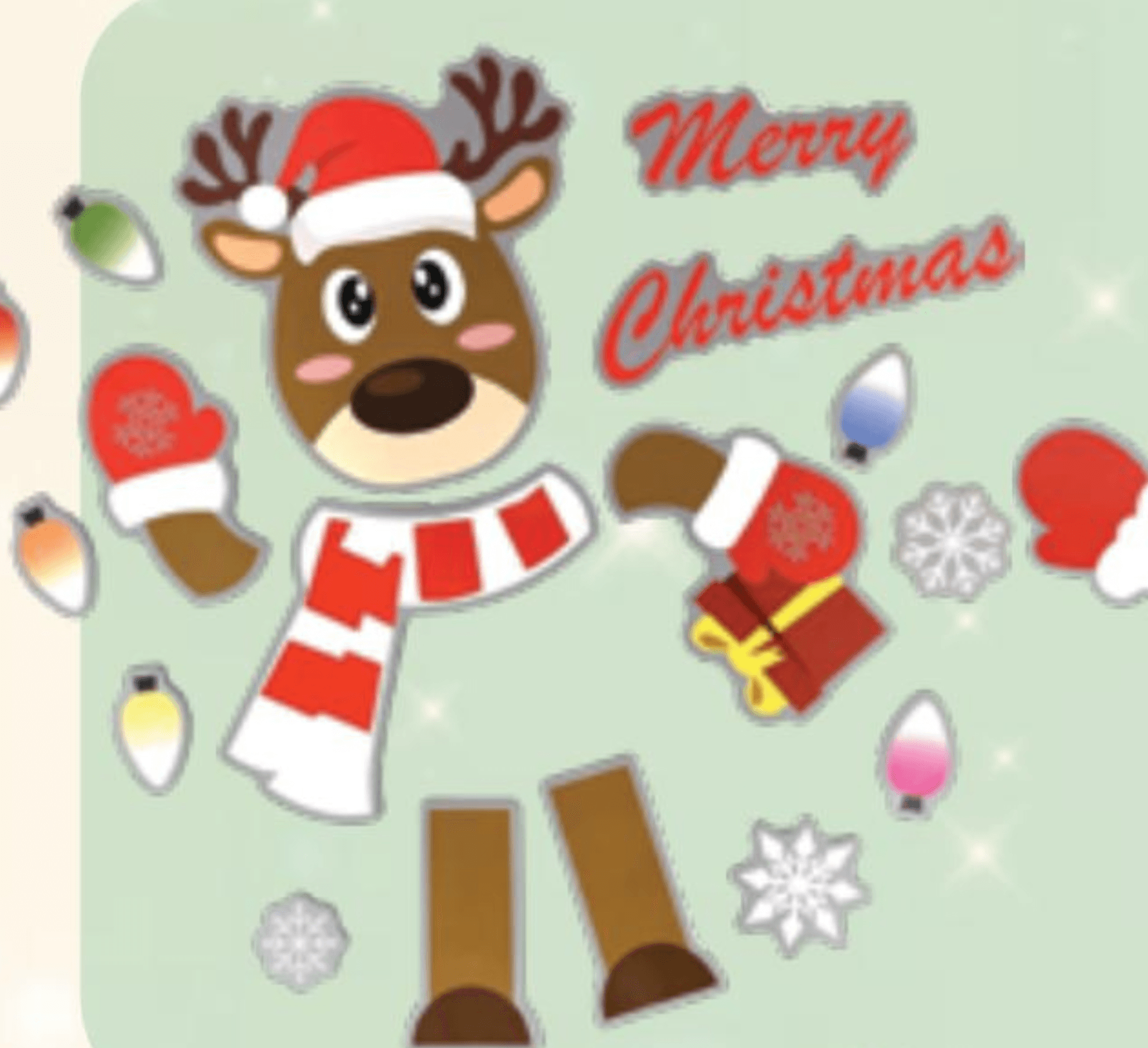 SET BOŽIČNIH DEKORATIVNIH MAGNETOV