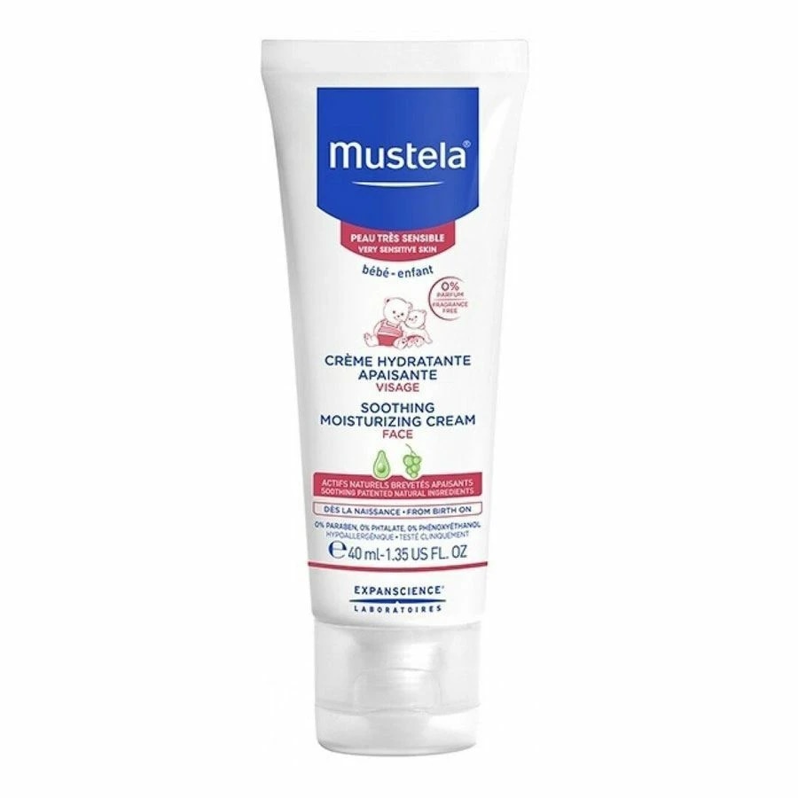 Mustela pomirjajoča vlažilna krema za obraz 40 ml