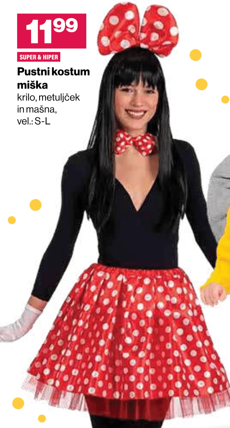 Pustni kostum miška