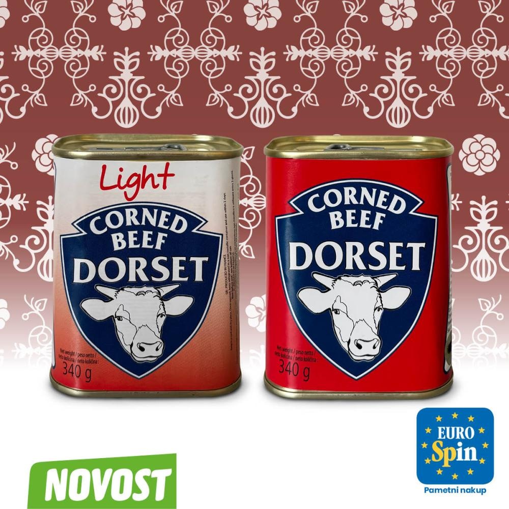 Soljena govedina Light Dorset 340 g