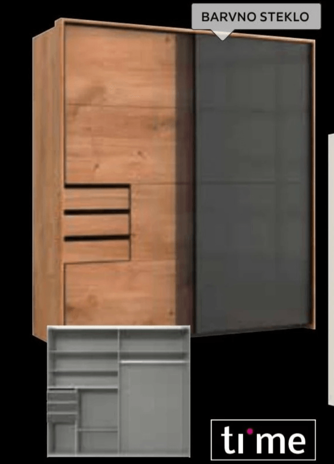 Omara z drsnimi vrati